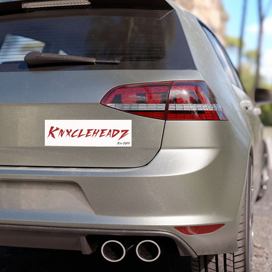 Car Magnet — Knxcleheadz Red Logo Sticker (Est. 2015)