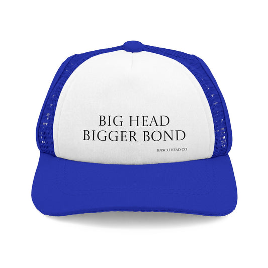Dog Trucker Hat — "Big Head Bigger Bond" Foam Cap for Dog Lovers