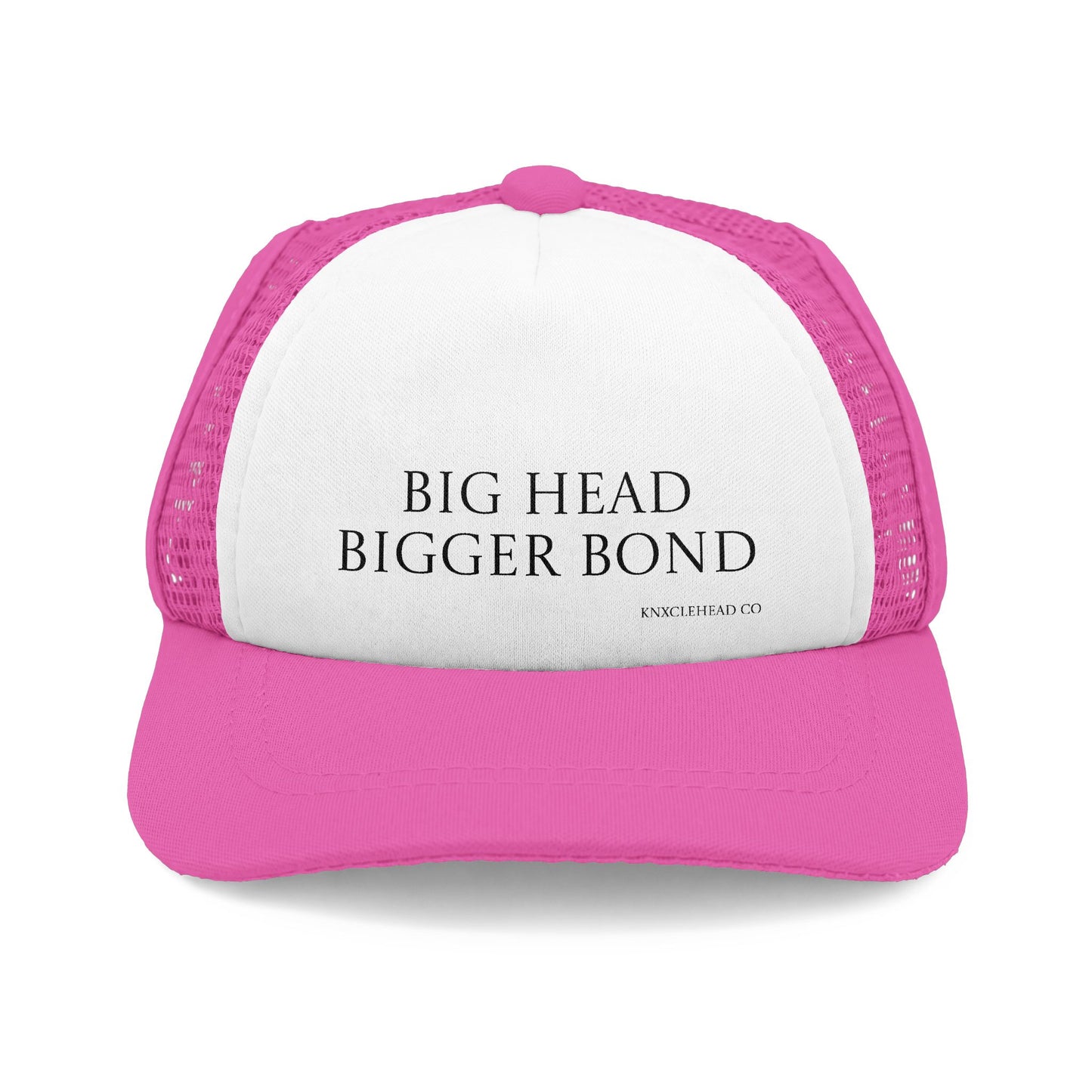 Dog Trucker Hat — "Big Head Bigger Bond" Foam Cap for Dog Lovers