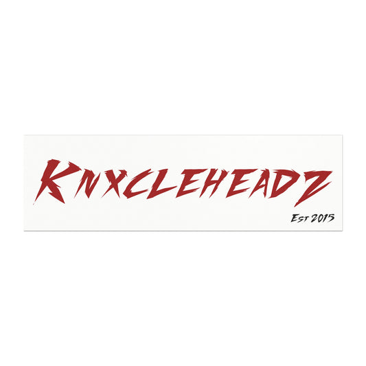 Car Magnet — Knxcleheadz Red Logo Sticker (Est. 2015)
