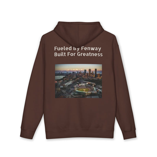 Hoodie — "Fueled by Fenway Built For Greatness" Boston Skyline Pullover