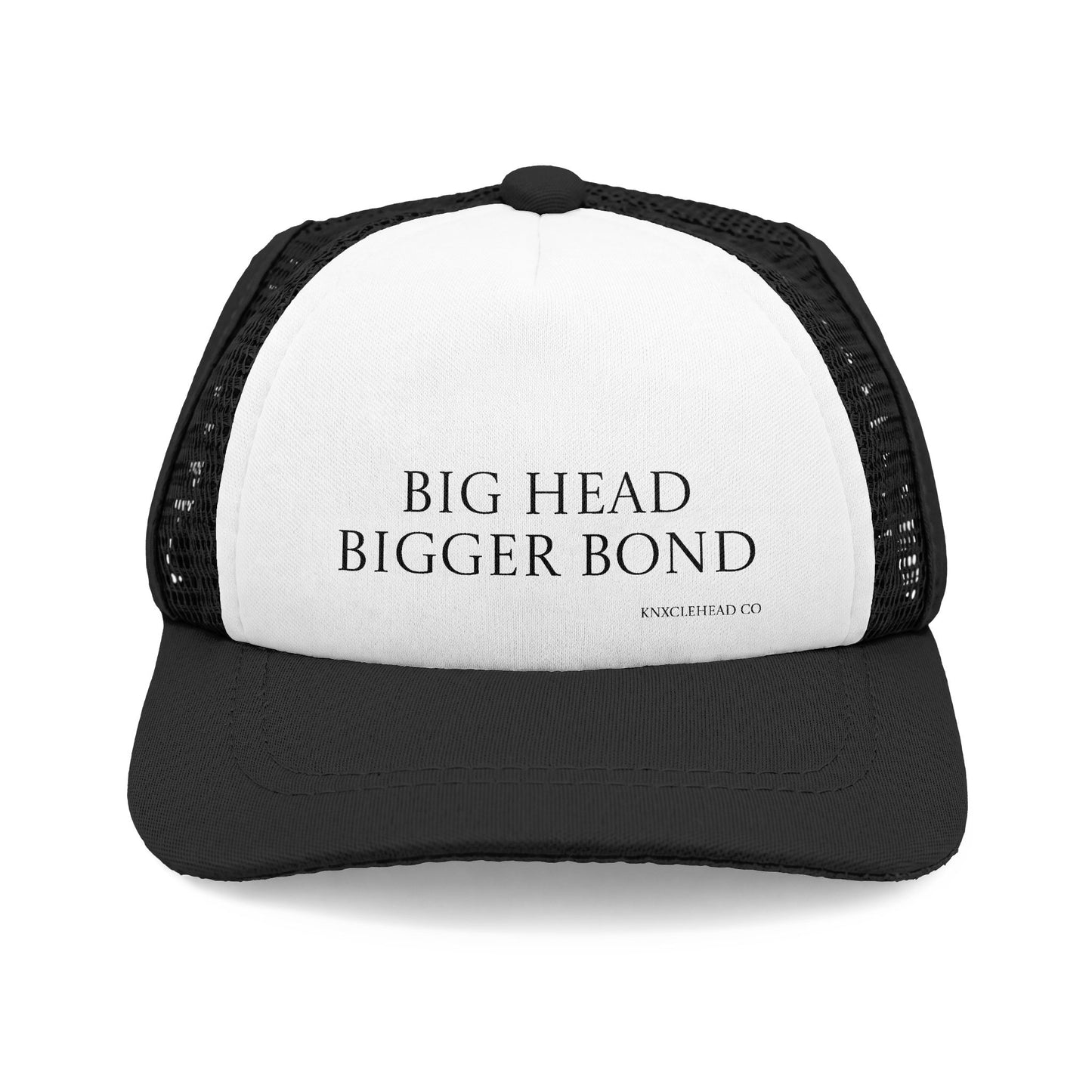 Dog Trucker Hat — "Big Head Bigger Bond" Foam Cap for Dog Lovers