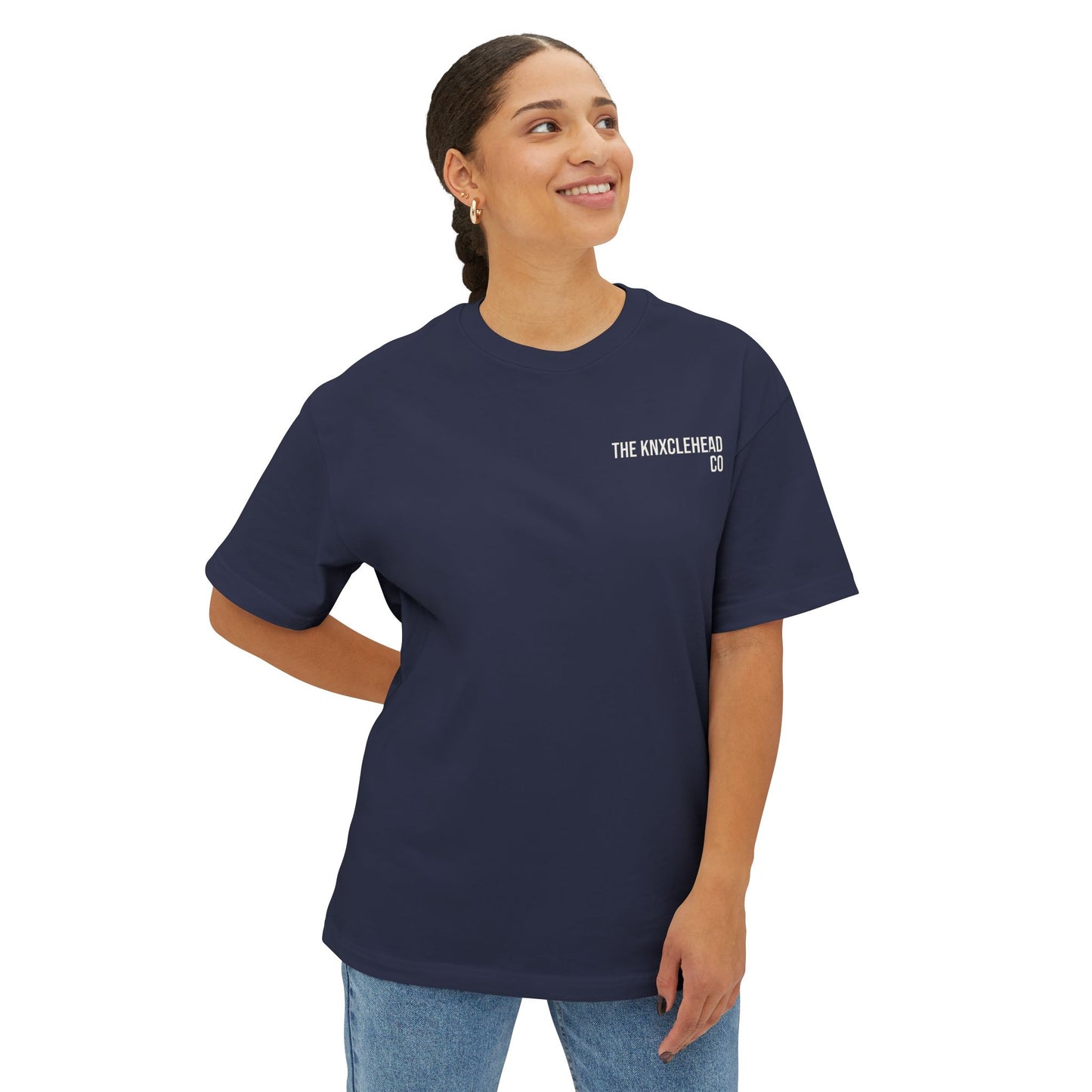 Boxy Tee — 'Pressure Makes Diamonds, Fenway Makes Legends' Minimal Logo T-Shirt