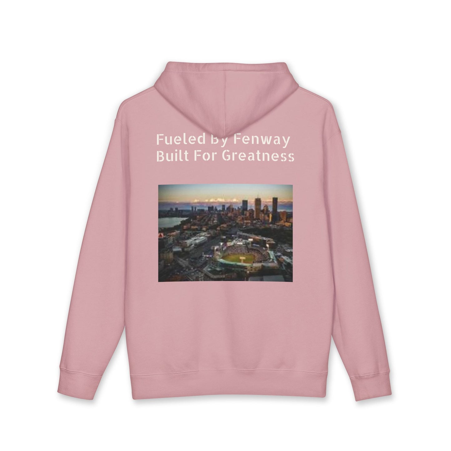 Hoodie — "Fueled by Fenway Built For Greatness" Boston Skyline Pullover