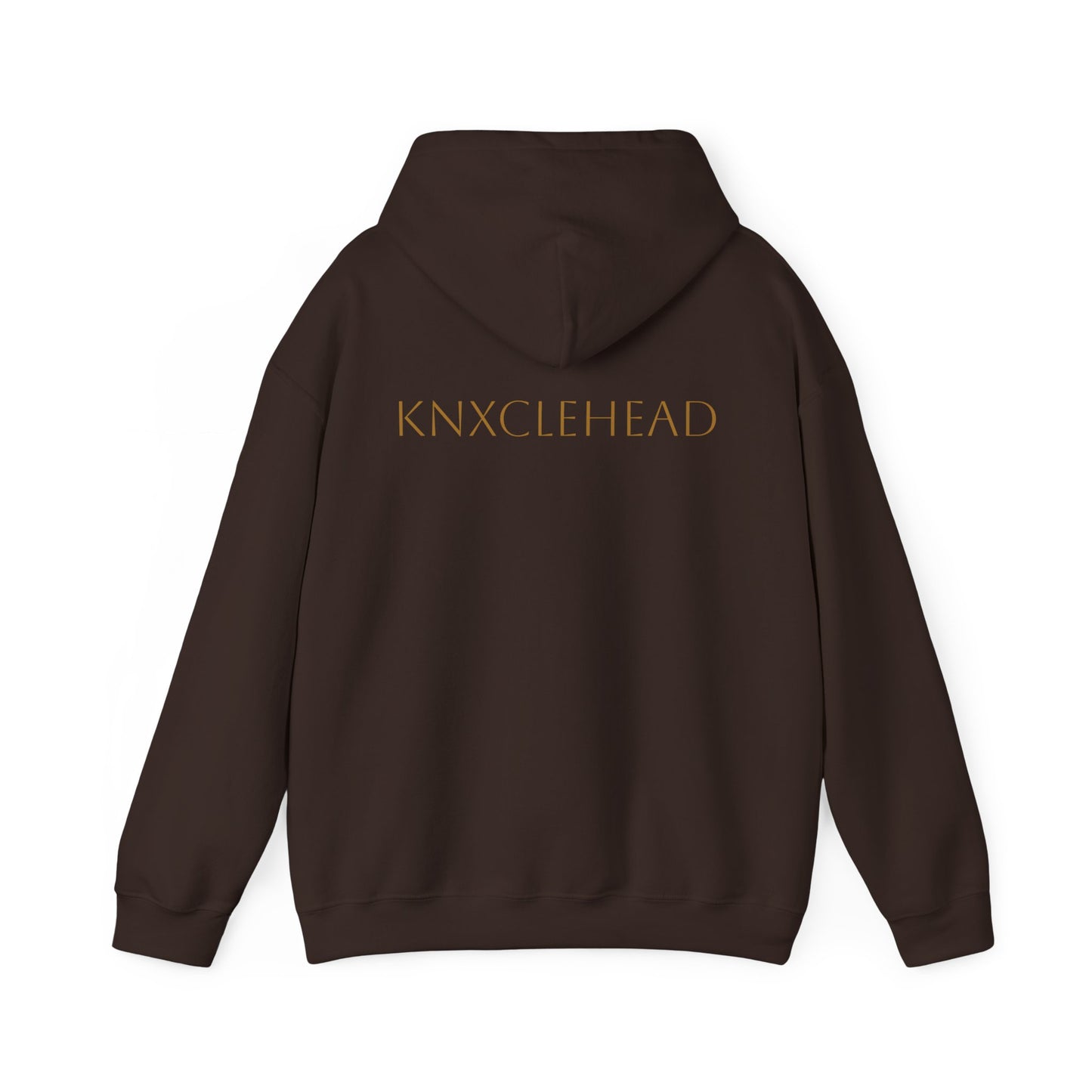 Hoodie — Minimal 'KNXCLEHEAD' Lightweight White Pullover