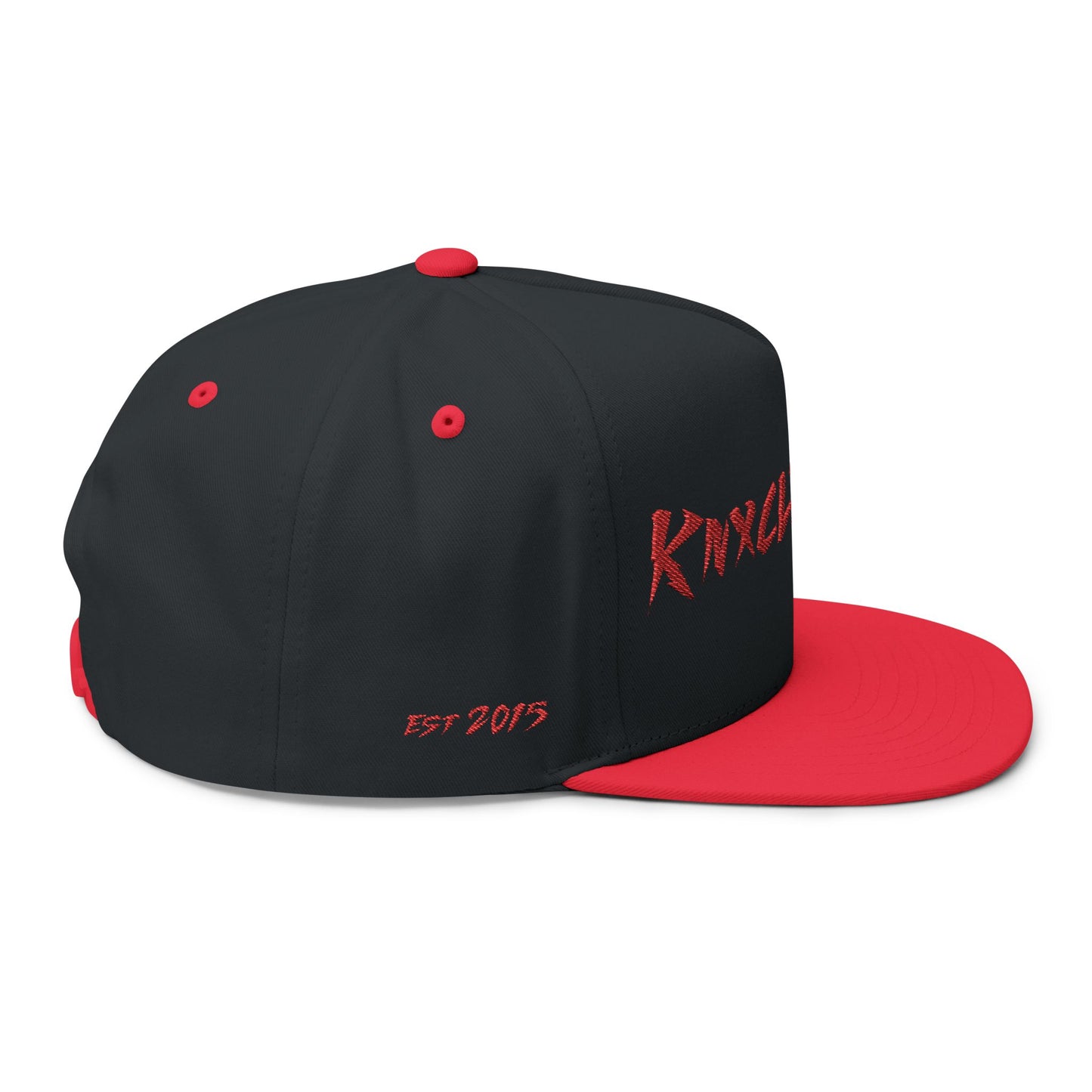 Flat Bill Cap — 'KnxCleheadz' Embroidered Streetwear Snapback
