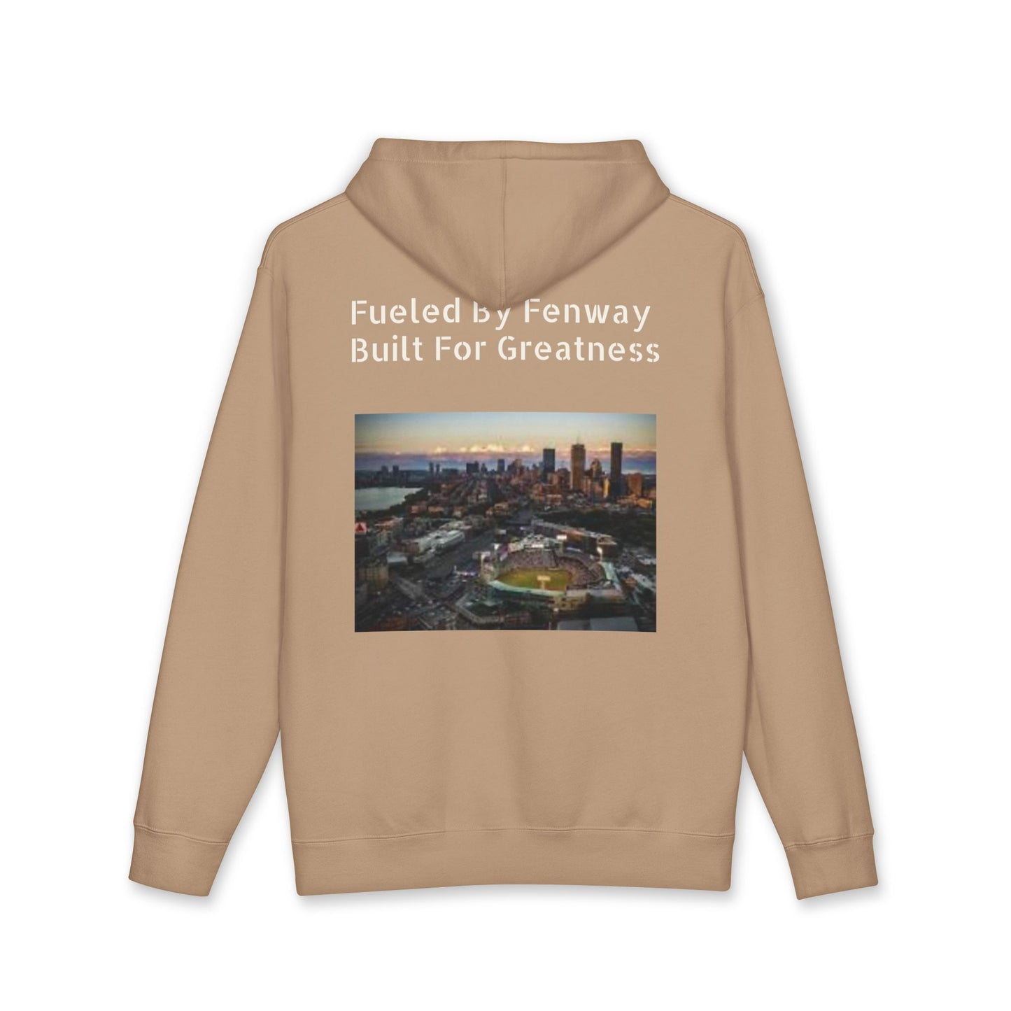 Hoodie — "Fueled by Fenway Built For Greatness" Boston Skyline Pullover
