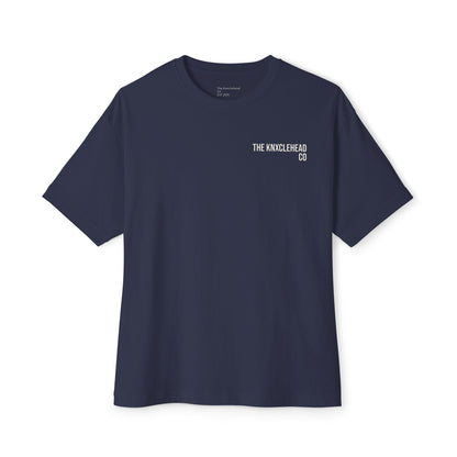 Boxy Tee — 'Pressure Makes Diamonds, Fenway Makes Legends' Minimal Logo T-Shirt