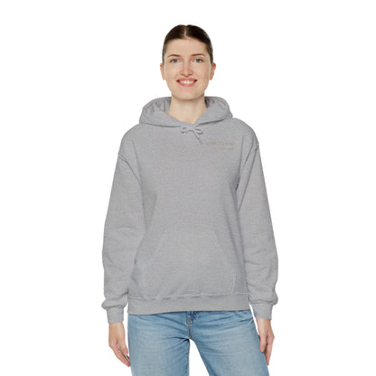 Hoodie — Minimal 'KNXCLEHEAD' Lightweight White Pullover